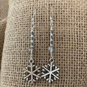 SnowFlake Earrings #1.